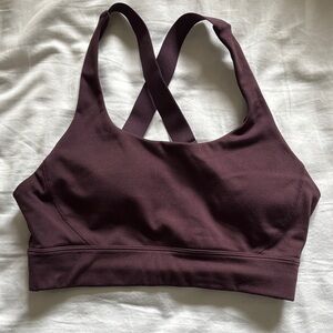 Beyond Yoga Cross-Back Sports Bra - Purple